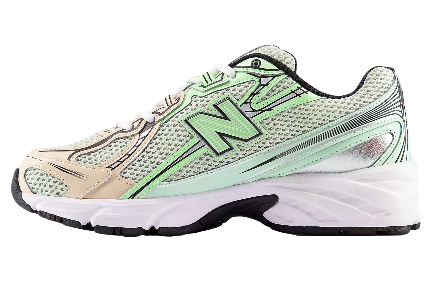 New Balance 740 Mint Flash / Ash Wood