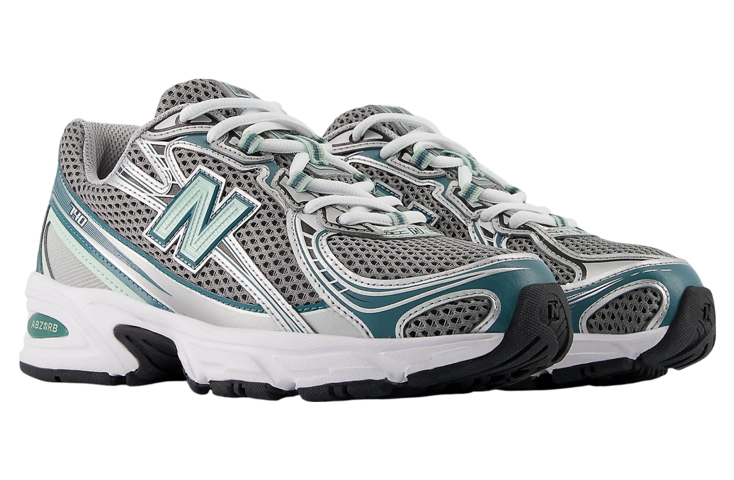 New Balance 740 Silver Metallic / New Spruce - Mar 2025 - U740NC2