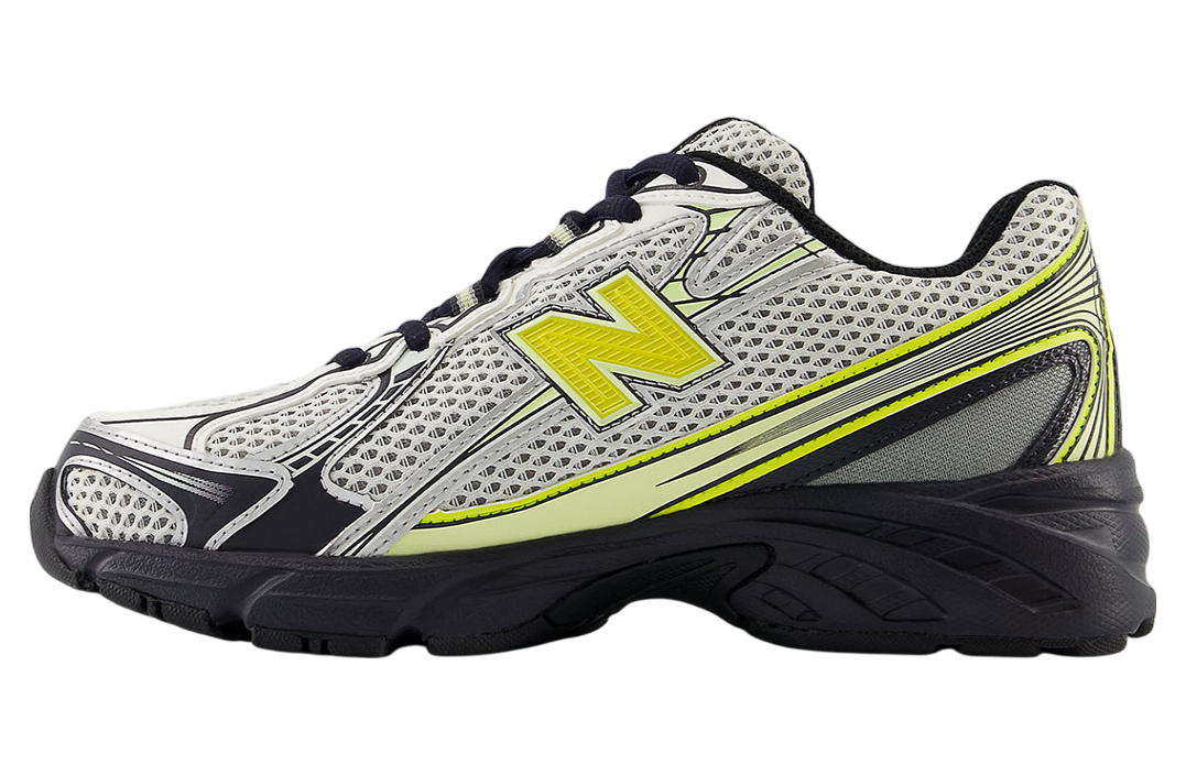 New Balance 740 Silver / Neon