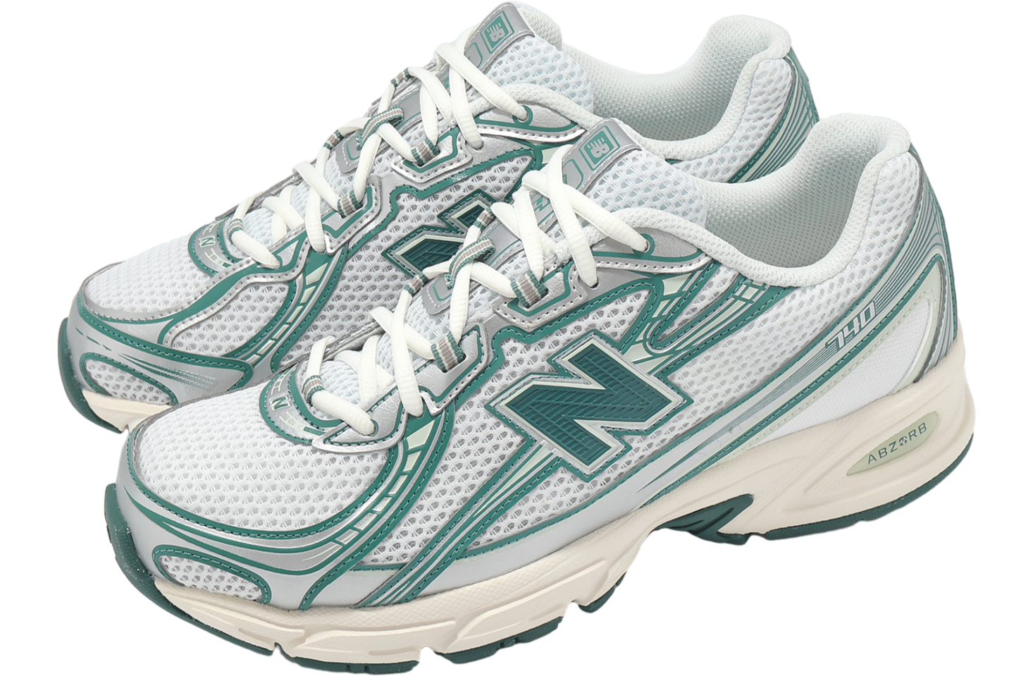 New Balance 740 White / Green