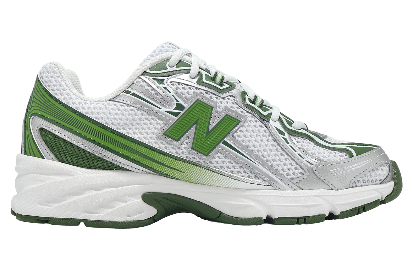 New Balance 740 White / Green / Black