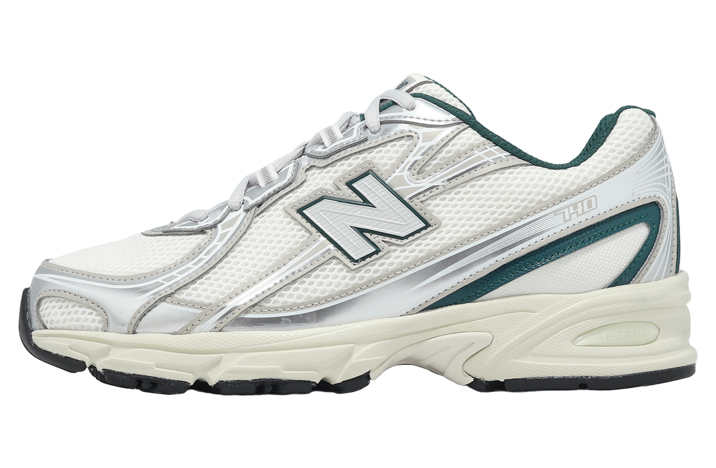 New Balance 740 White / Metallic Silver
