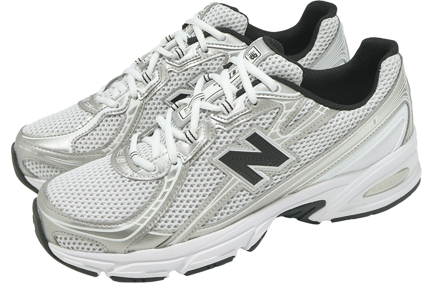 New Balance 740 White / Silver Metallic / Black