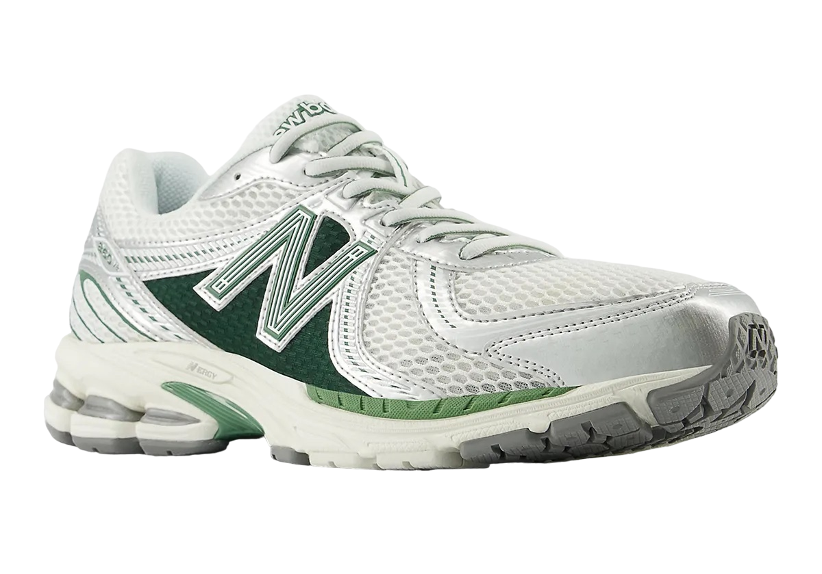 New Balance 860V2 Silver Toe Green