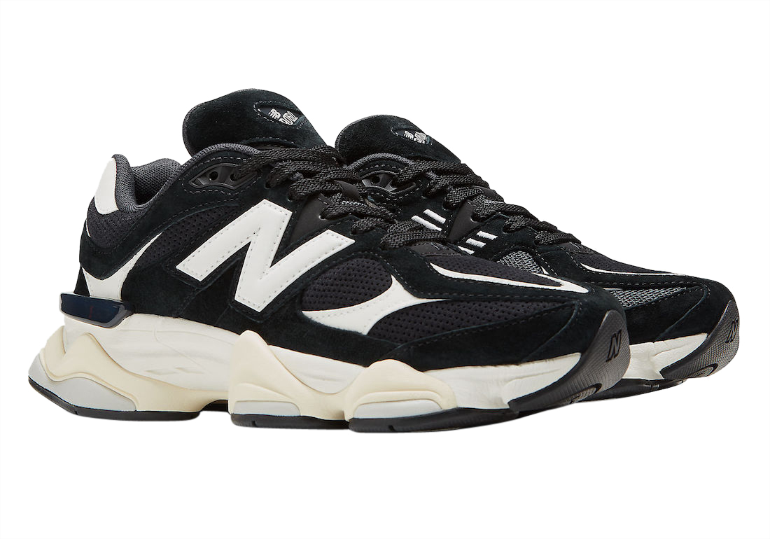 new balance 9060 black white men's