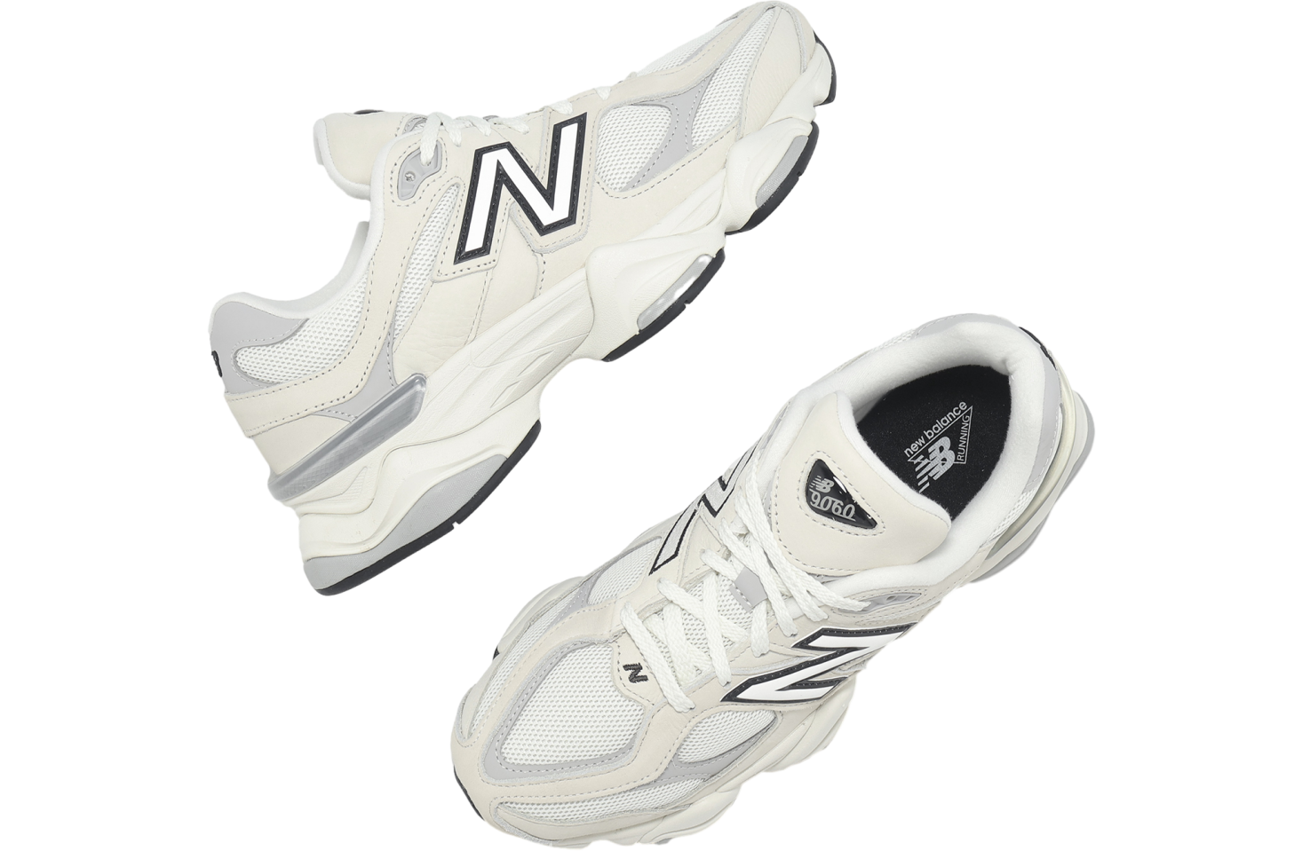 New Balance 9060 Ivory / Grey - Jun 2025 - U9060ZGFD