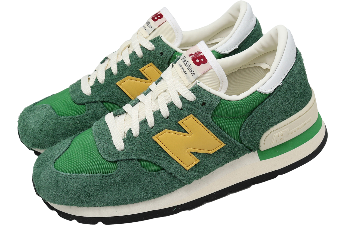 New Balance 990 Green / Yellow
