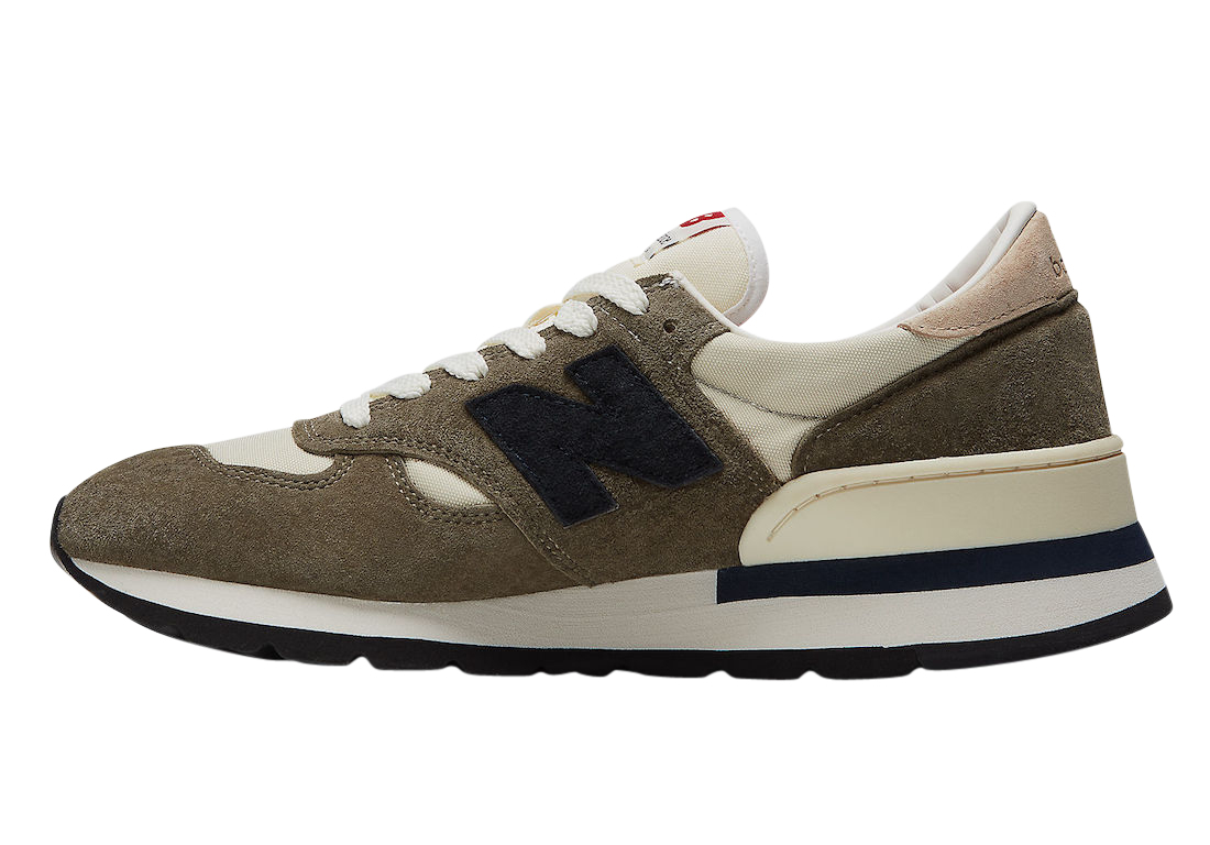 New Balance 990 Made In USA Cream Olive M990WG1