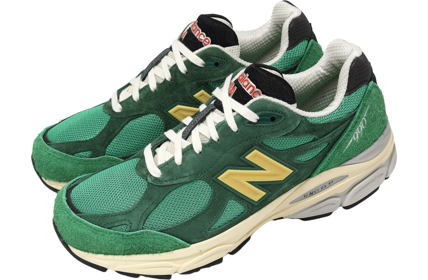 New Balance 990 V3 Green / Yellow