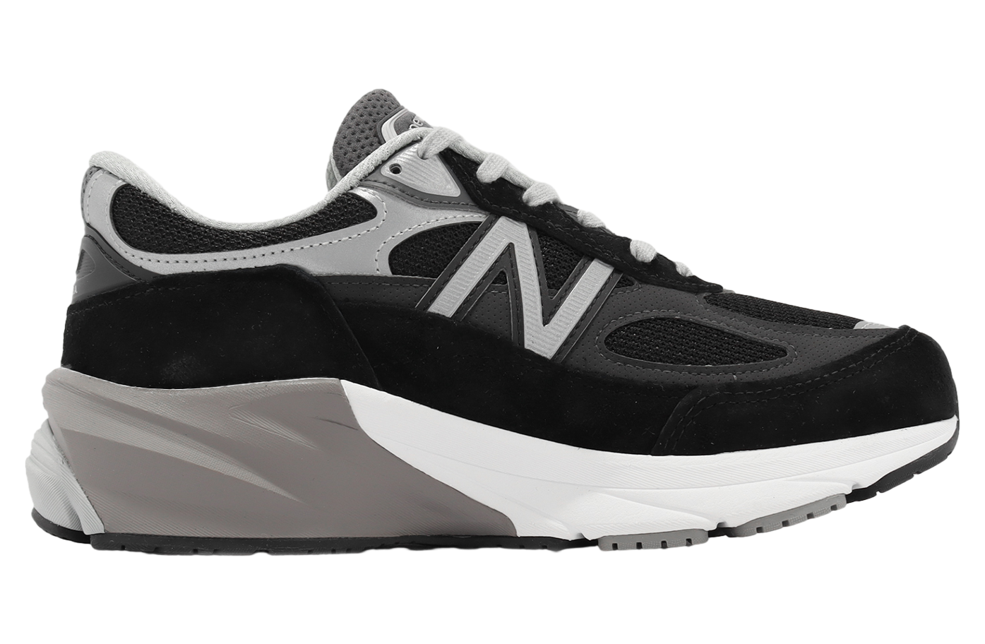 BUY New Balance 990 V6 2E Wide Black / Metallic Silver