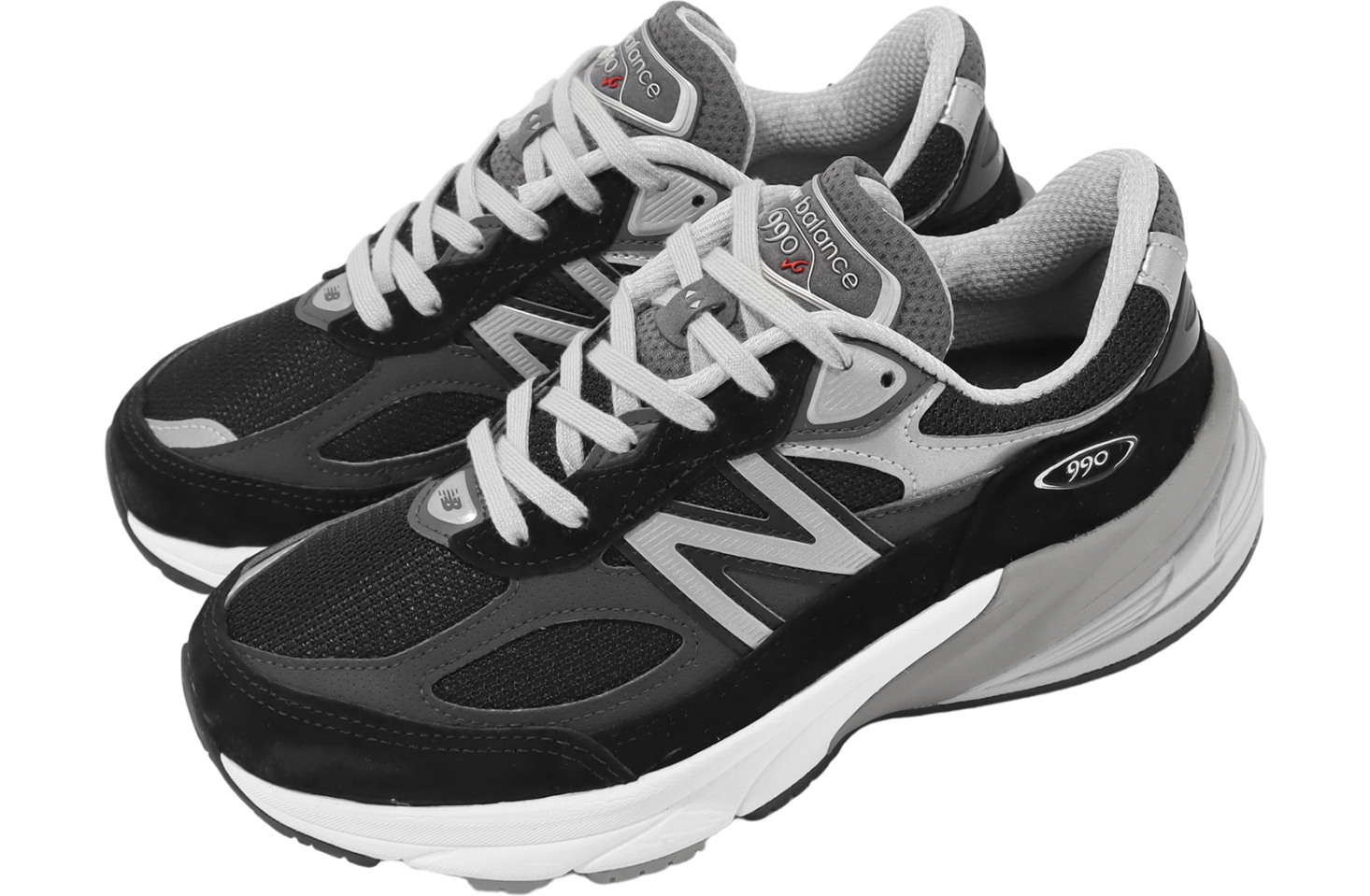 New Balance 990 V6 D Wide WMNS Black / Metallic Silver