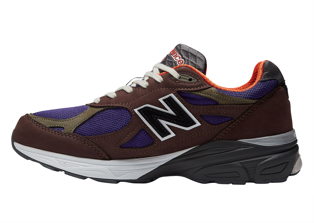 New Balance 990v3 Made in USA Brown Purple M990BR3