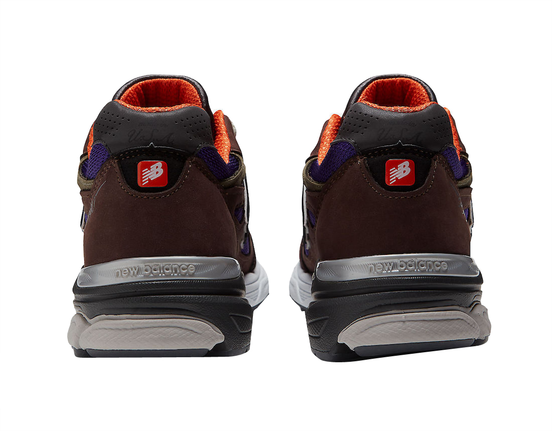 New Balance 990v3 Made in USA Brown Purple M990BR3