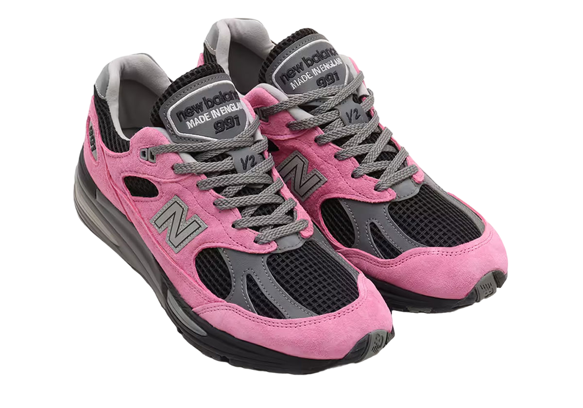 New Balance 991v2 Pink / Black