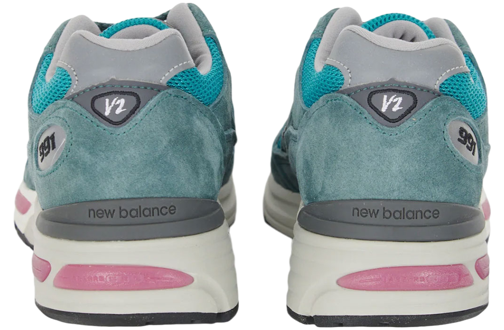 New Balance 991v2 Porcelain / Green