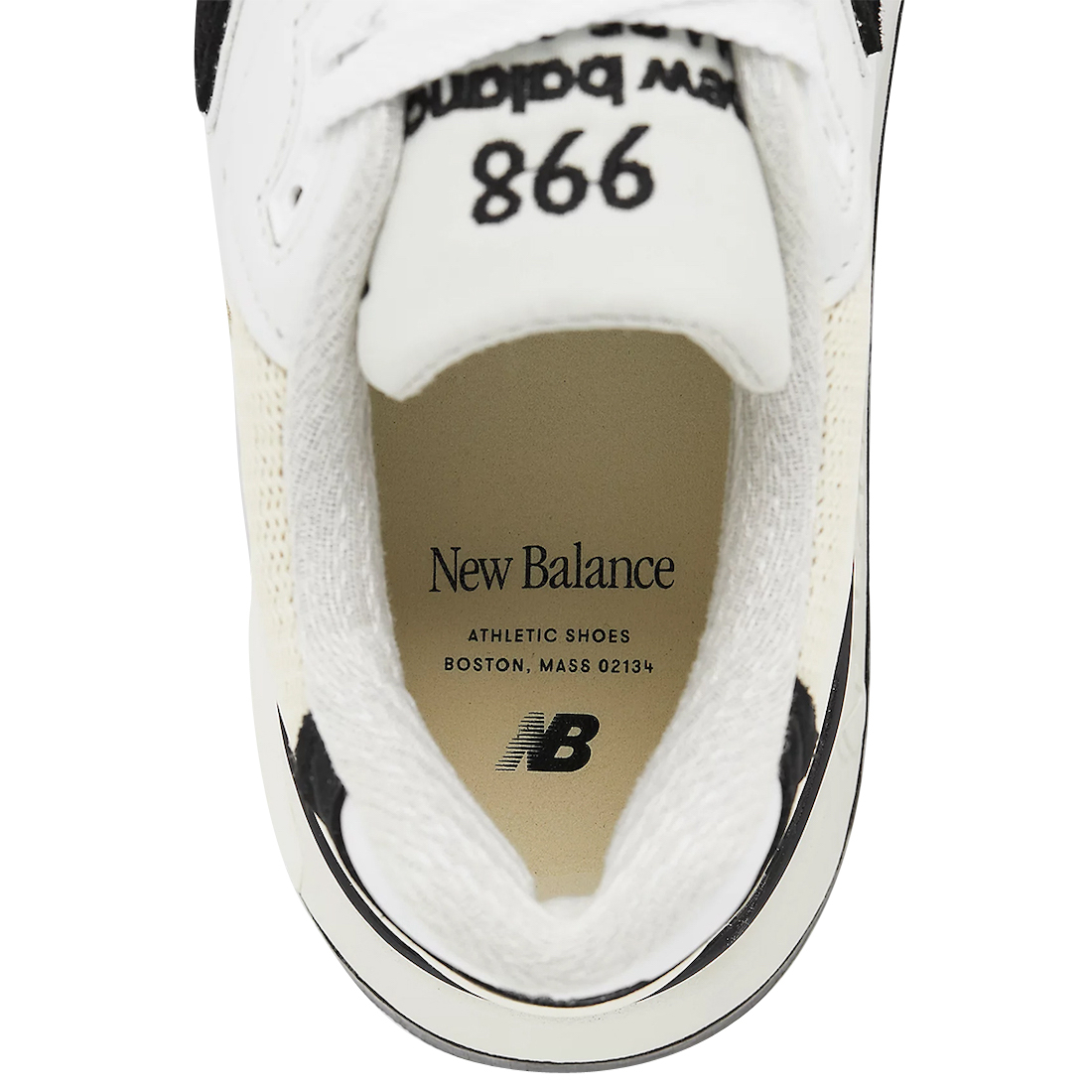 New Balance 998 Made in USA White Black U998TI
