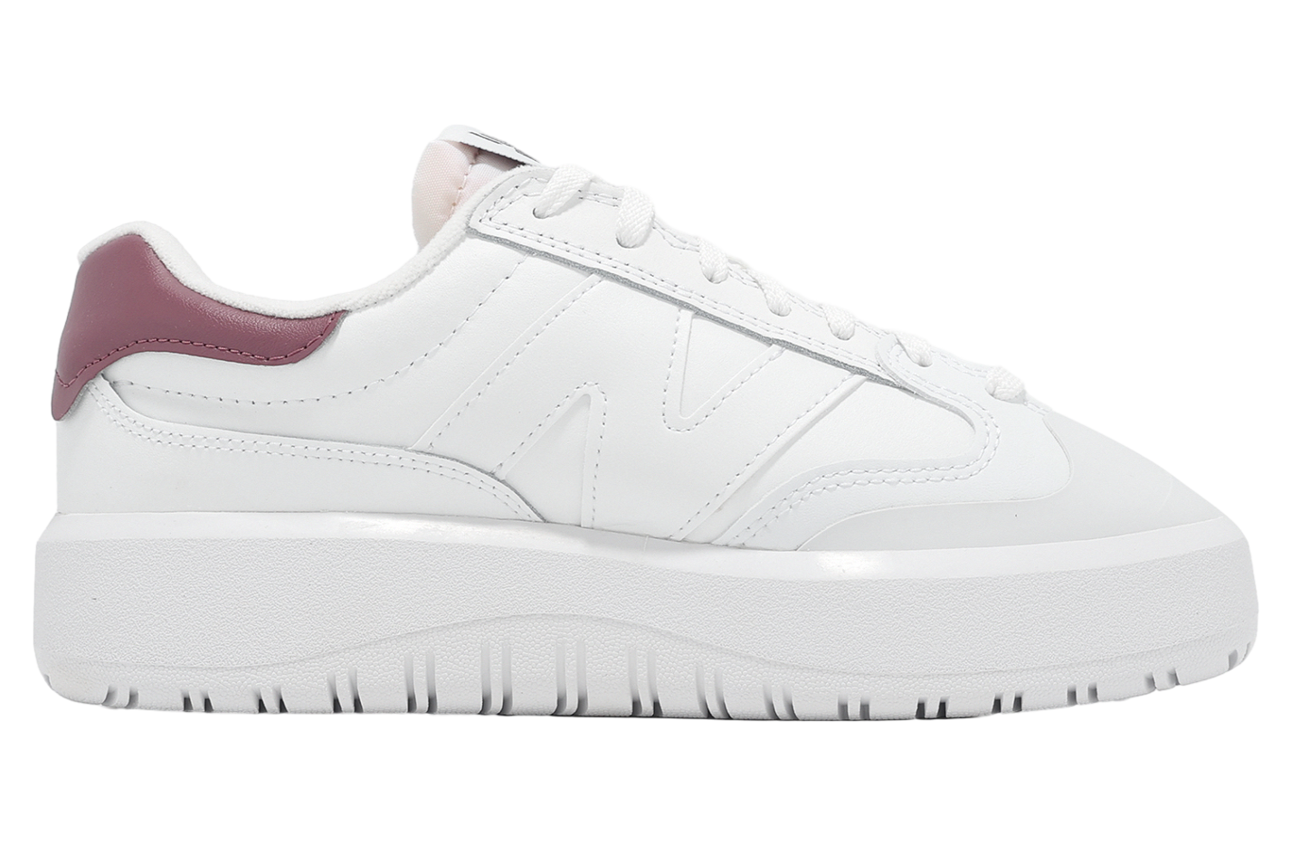 New Balance CT302 White / Washed Burgundy