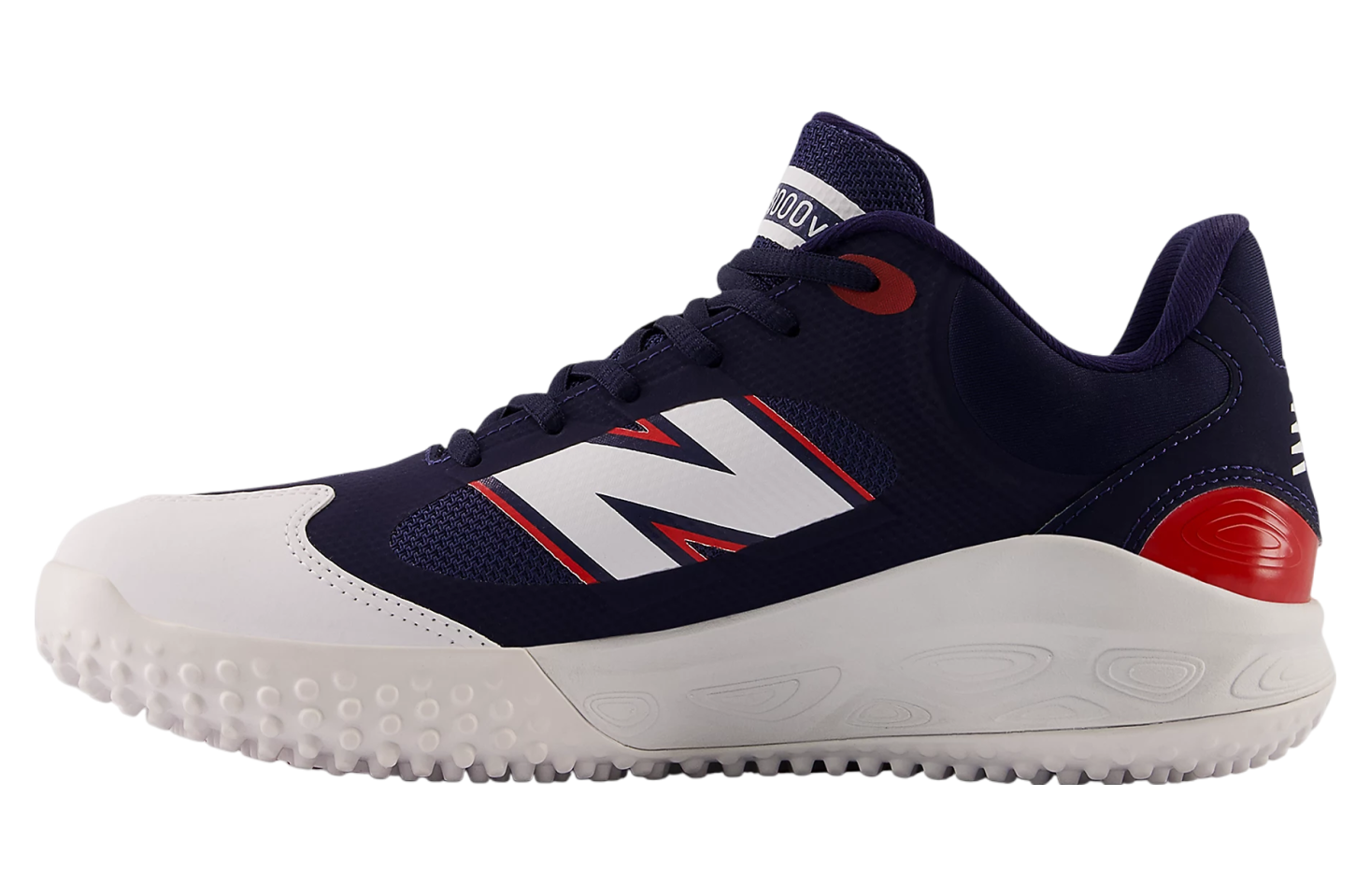 New Balance Fresh Foam 3000v7 Turf-Trainer White / Team Red