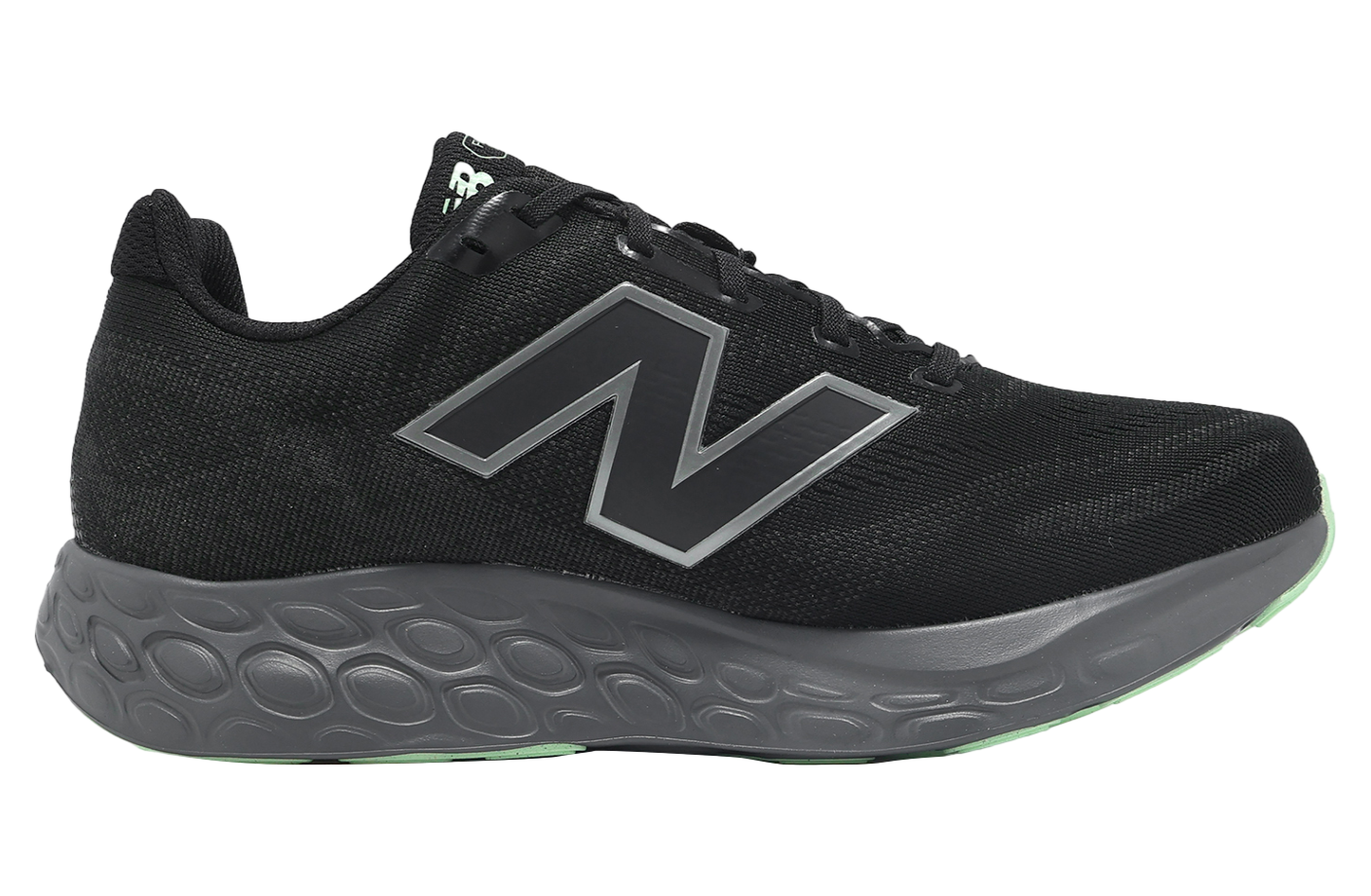 New Balance Fresh Foam 680 V8 2E Wide Black / Castlerock / Lab Green