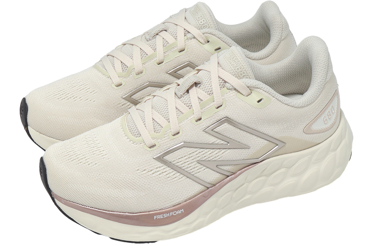 New Balance Fresh Foam 680 V8 D Wide WMNS Linen / Timber Wolf