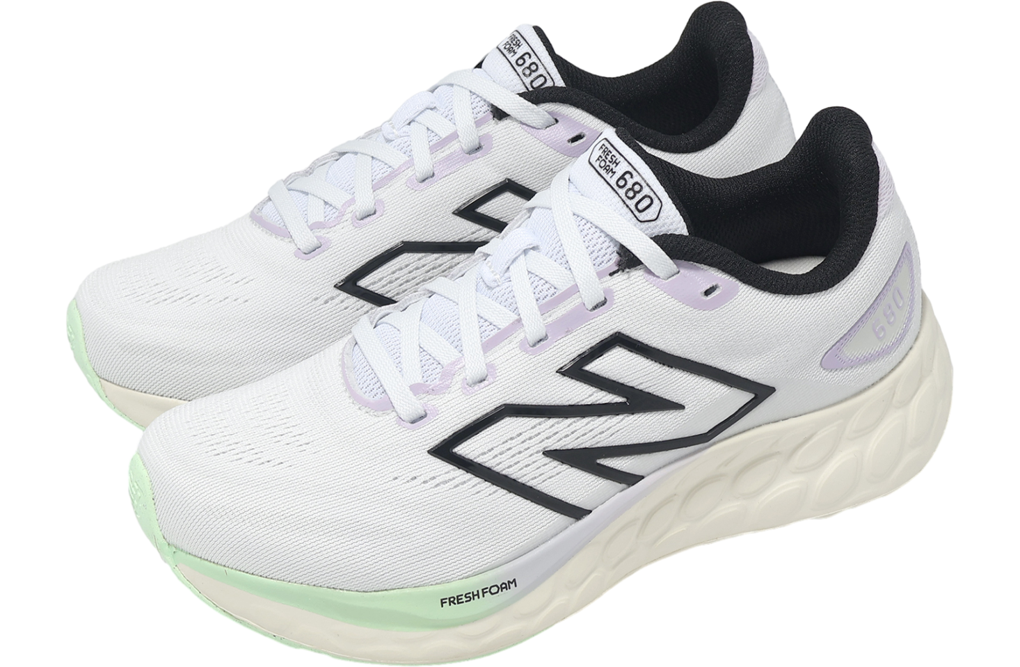 New Balance Fresh Foam 680 V8 D Wide WMNS Purple / Ivory