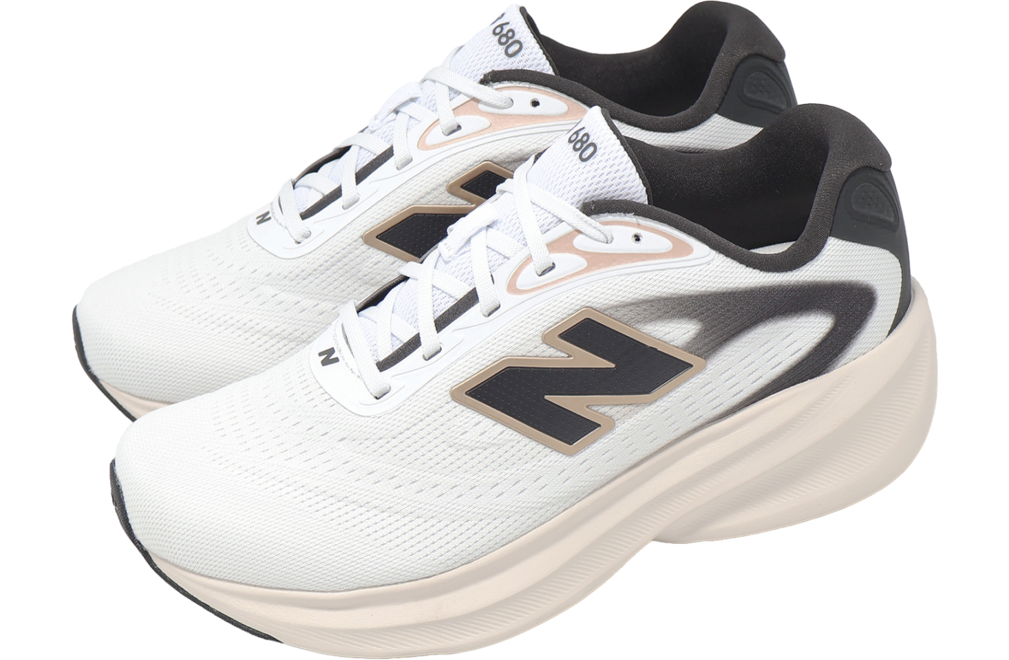 New Balance Fresh Foam 680 V8 D Wide WMNS White / Black