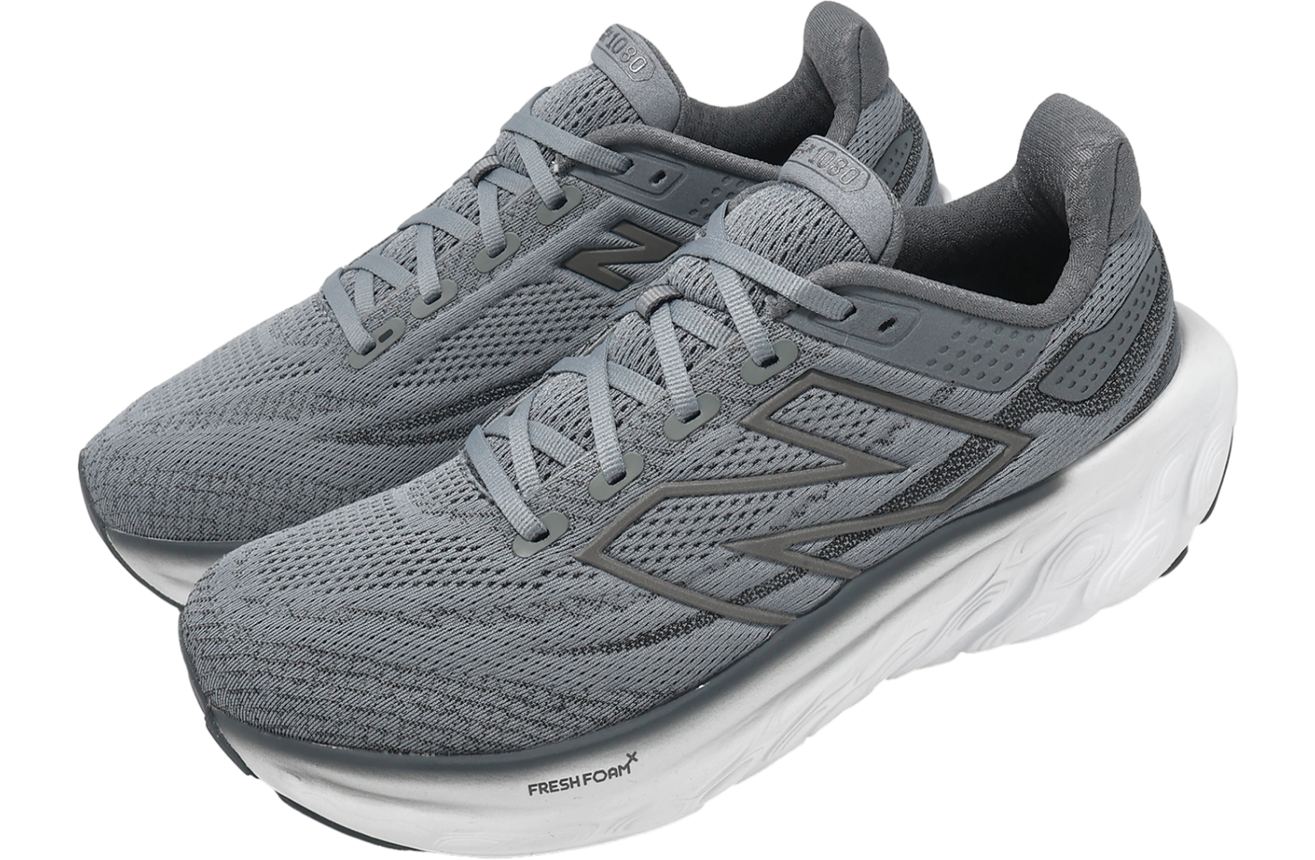 New Balance Fresh Foam X 1080 V13 2E Wide Grey / White - Mar