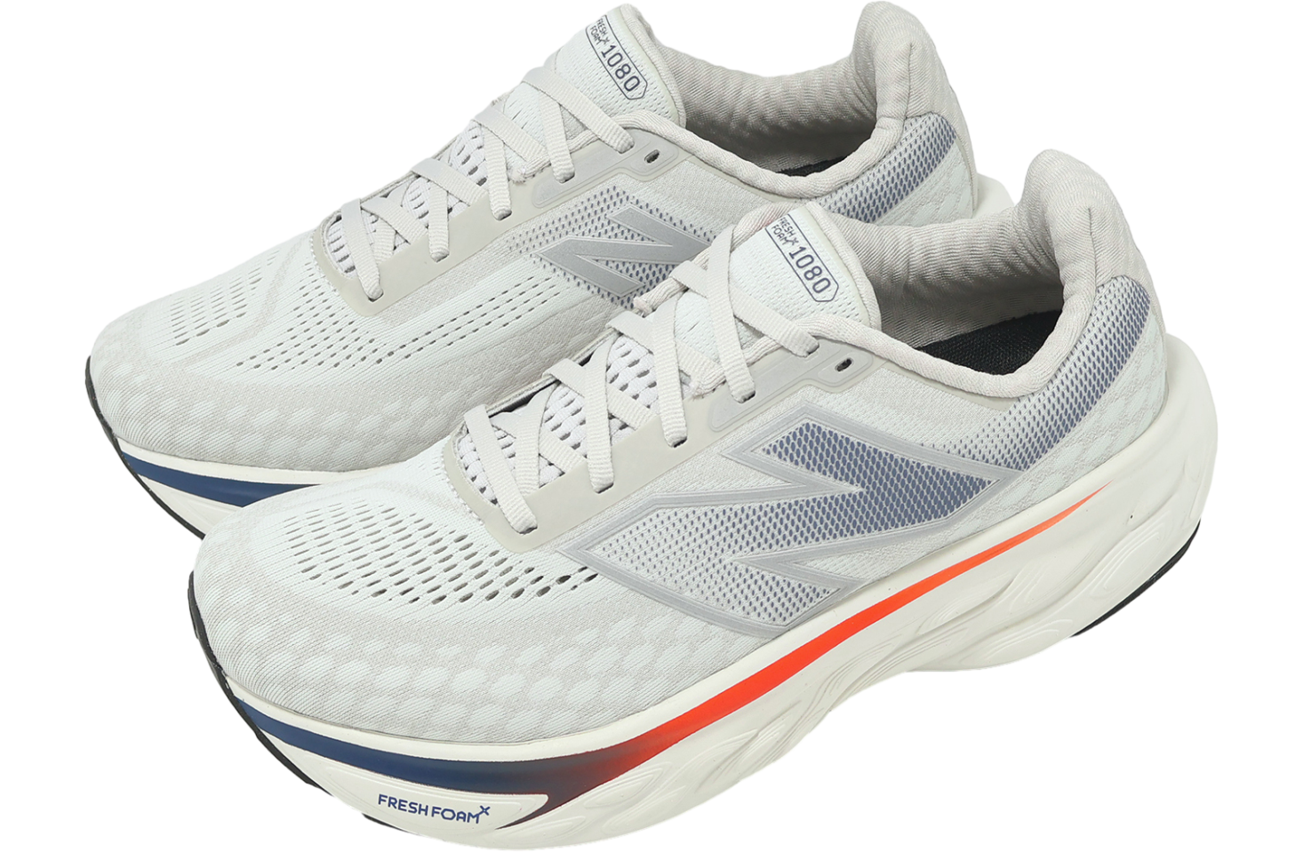 New Balance Fresh Foam X 1080 V14 2E Wide Grey Matter / Silver Metallic