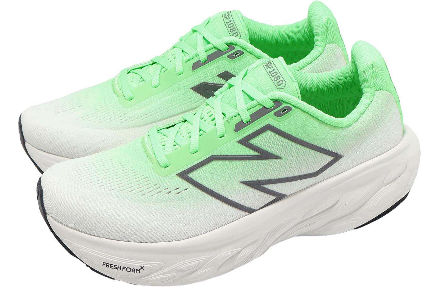 New Balance Fresh Foam X 1080 V14 2E Wide White / Green