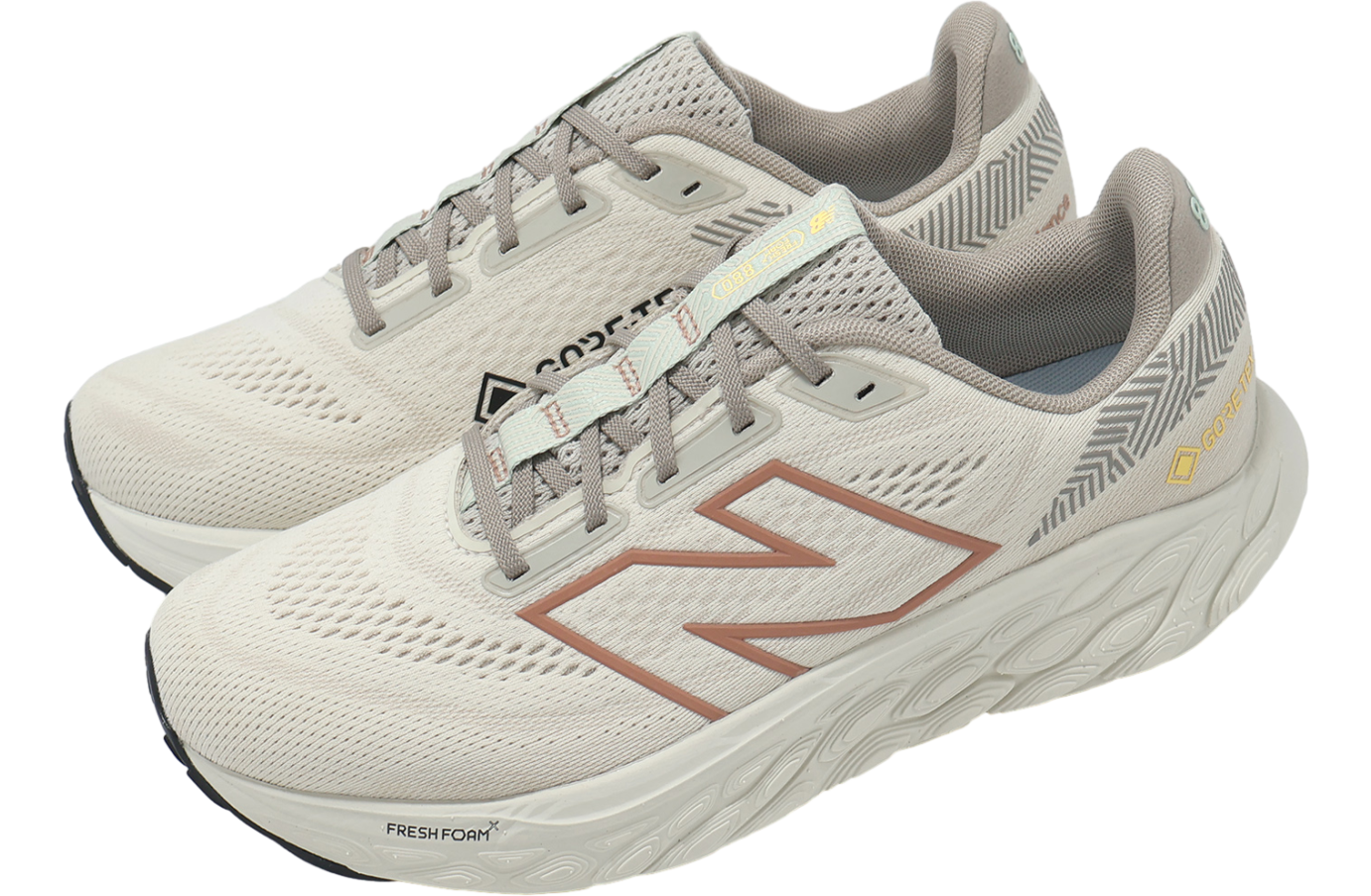 New Balance Fresh Foam X 880 V14 2E Wide GORE TEX Beige / Brown
