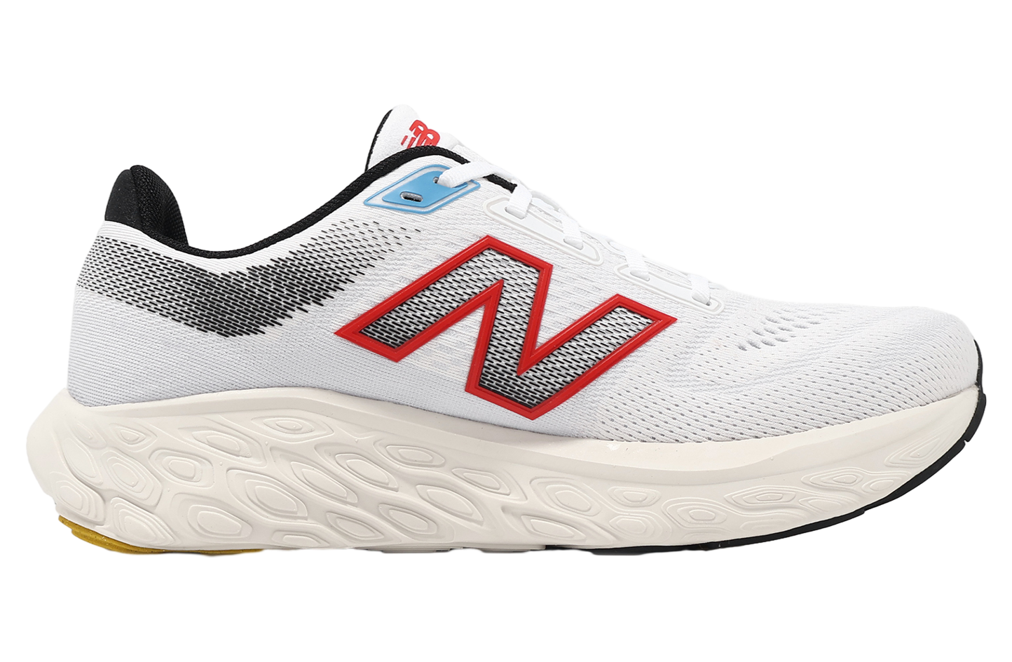New Balance Fresh Foam X 880 V14 2E Wide White / Neo Flame Black
