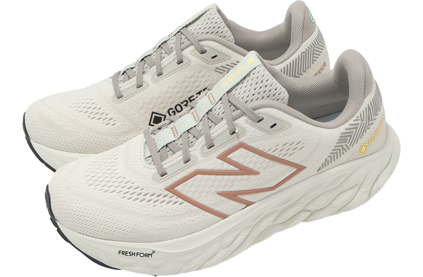 New Balance Fresh Foam X 880 V14 D Wide GORE TEX WMNS Beige / Brown