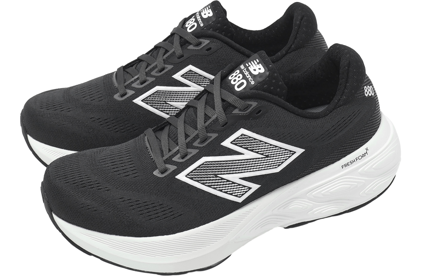 New Balance Fresh Foam X 880 V15 2E Wide Black / White - Feb