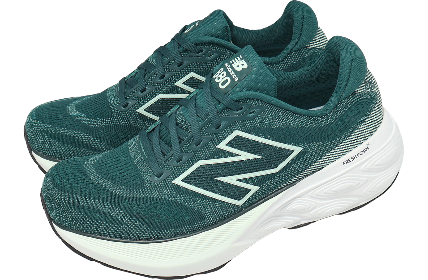 New Balance Fresh Foam X 880 V15 2E Wide Jade / White