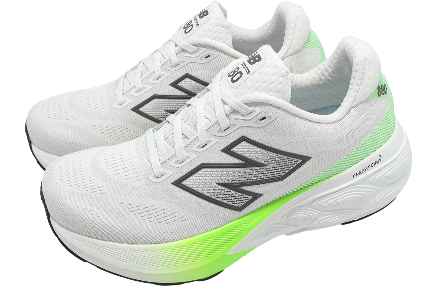 New Balance Fresh Foam X 880 V15 2E Wide White / Green