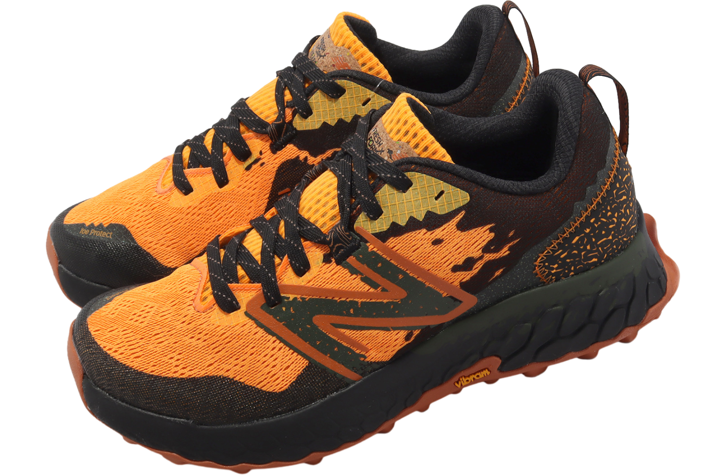 New Balance Fresh Foam X Hierro V7 2E Wide Bright Orange / Black