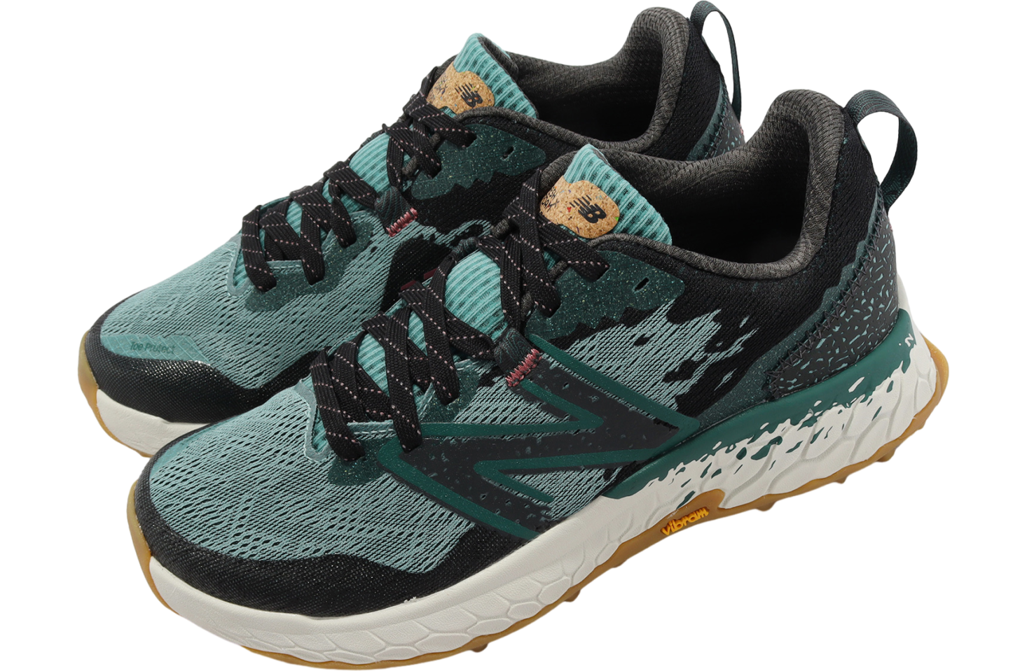 New Balance Fresh Foam X Hierro V7 2E Wide Green / Grey