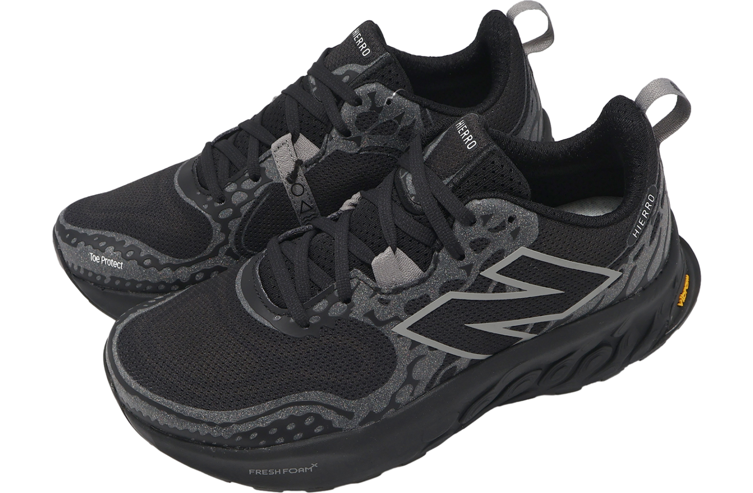 【New Balance】880BK6 23.5 2E New Balance Fresh Foam X Hierro v8 Black / Shadow Grey - Jun