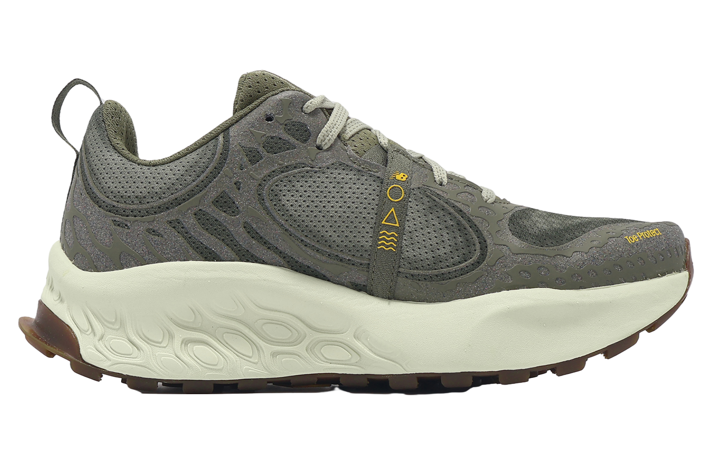New Balance Fresh Foam X Hierro V8 2E Wide Green / Yellow