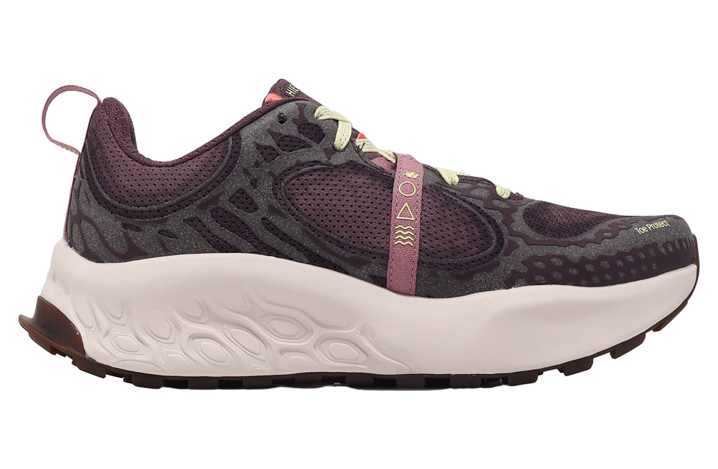 New Balance Fresh Foam X Hierro V8 D Wide WMNS Licorice With Gulf Red / Pink Granite