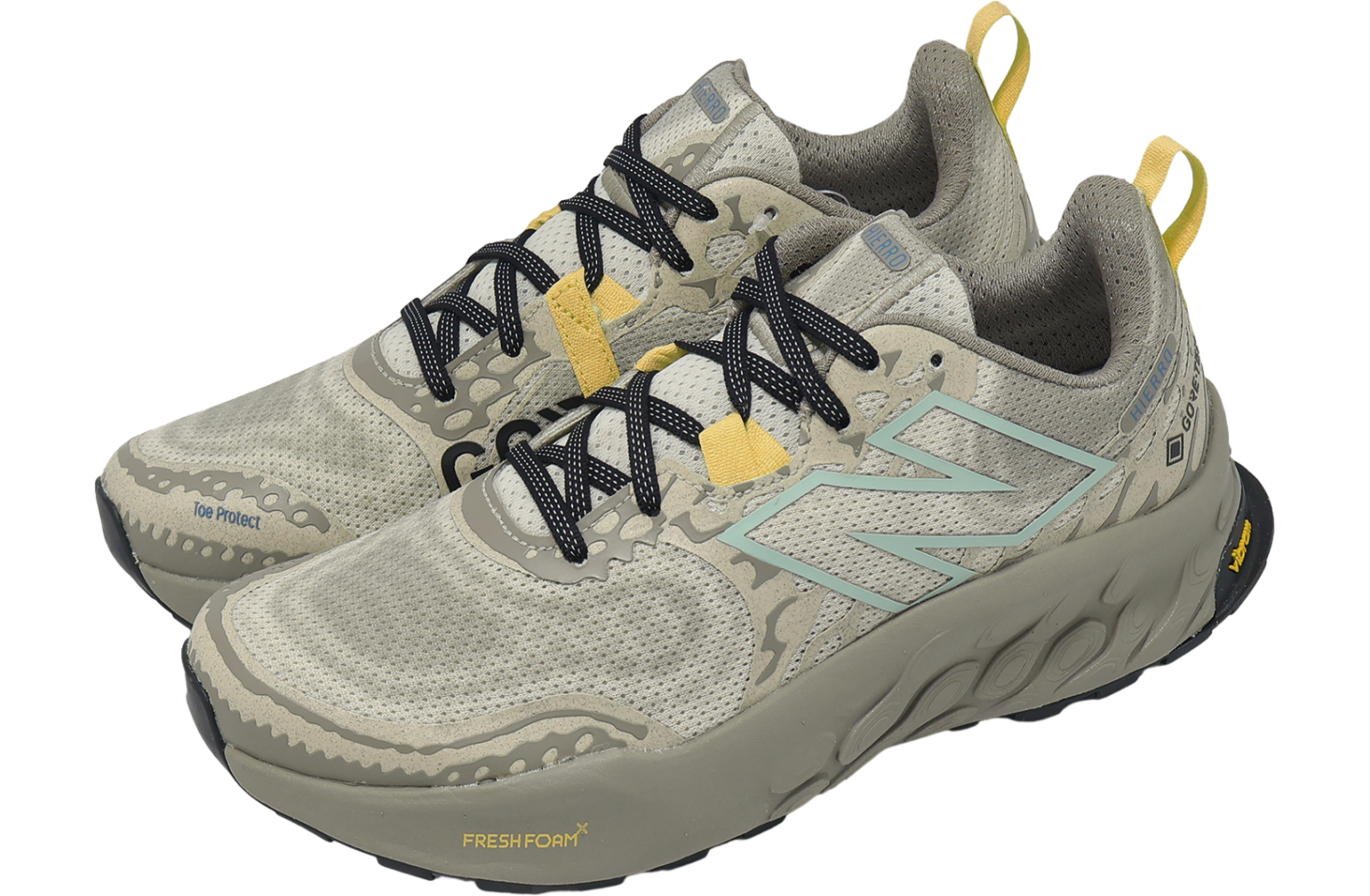 New Balance Fresh Foam X Hierro V8 GTX 2E Wide Khaki / Black