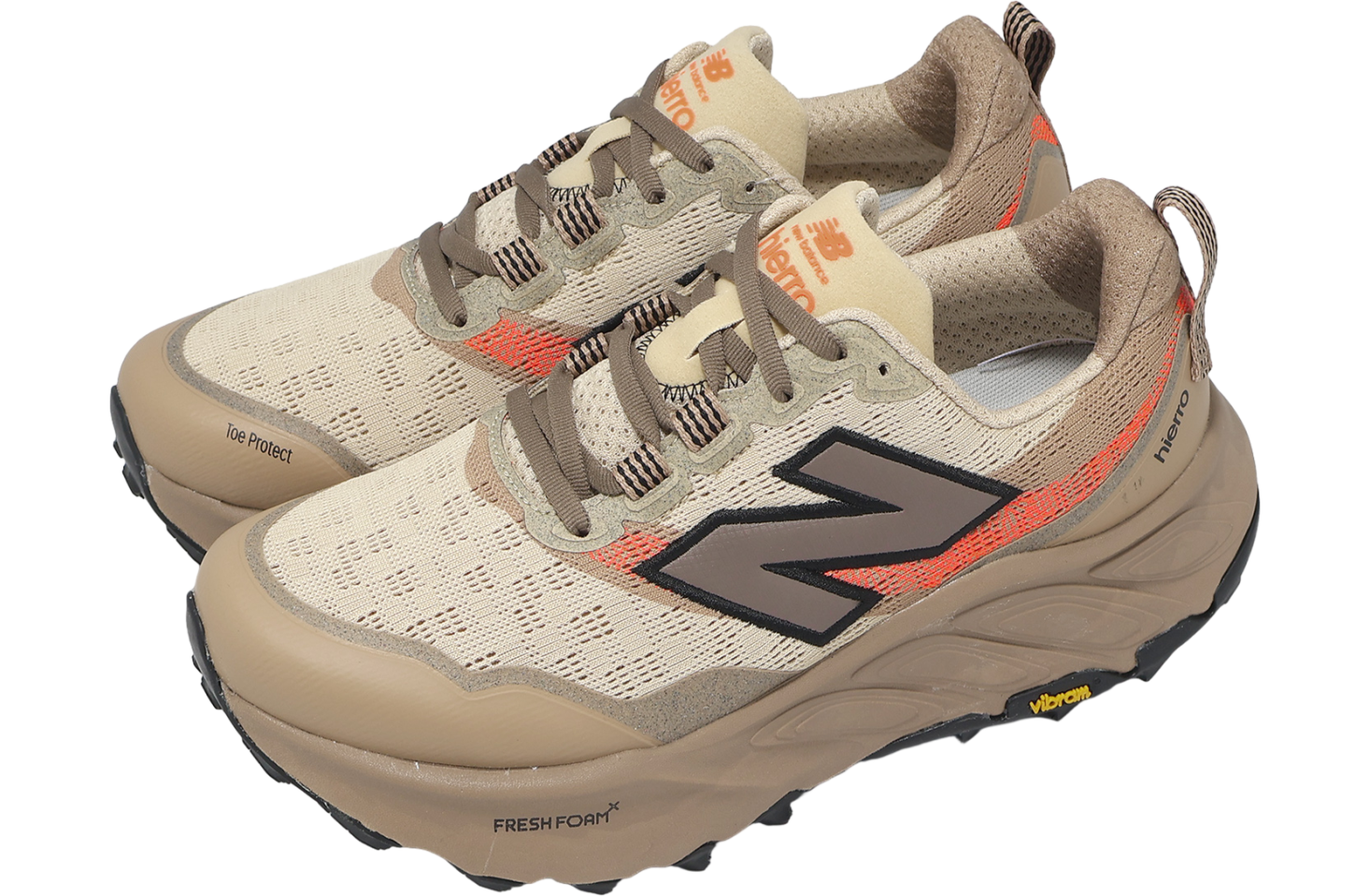 New Balance Fresh Foam X Hierro V9 2E Wide Brown / Orange
