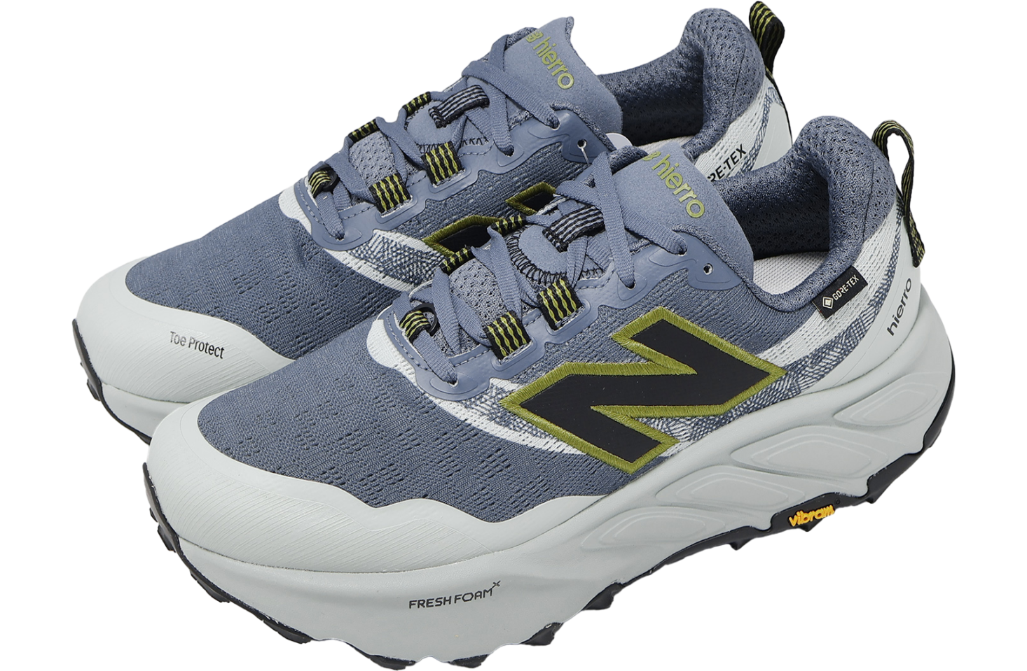 New Balance Fresh Foam X Hierro V9 GTX 2E Wide Green / Blue