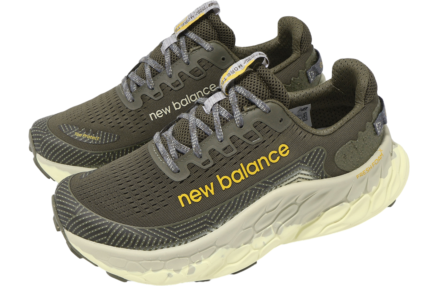 New Balance Fresh Foam X More Trail V3 2E Wide Dark Camo / Dark Olivine