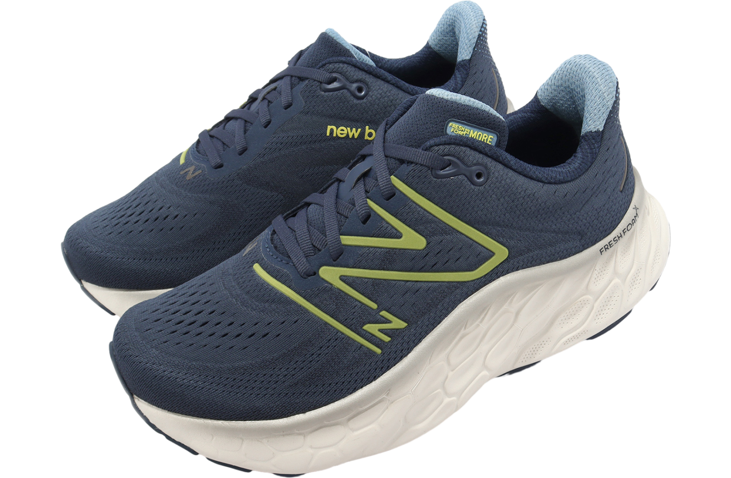 New Balance Fresh Foam X More V4 2E Wide Navy / Green