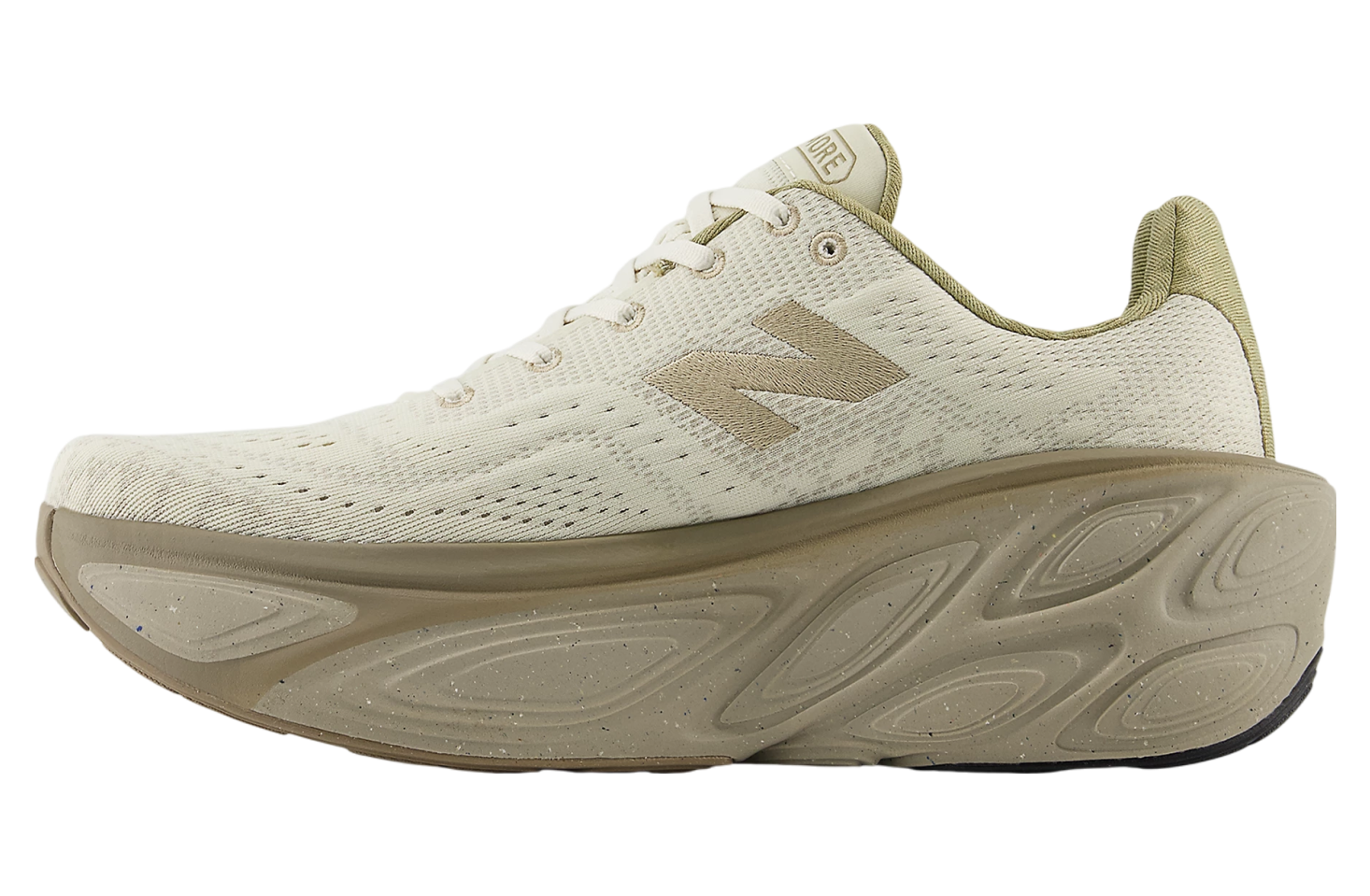 New Balance Fresh Foam X More v5 Linen / Dark Stoneware