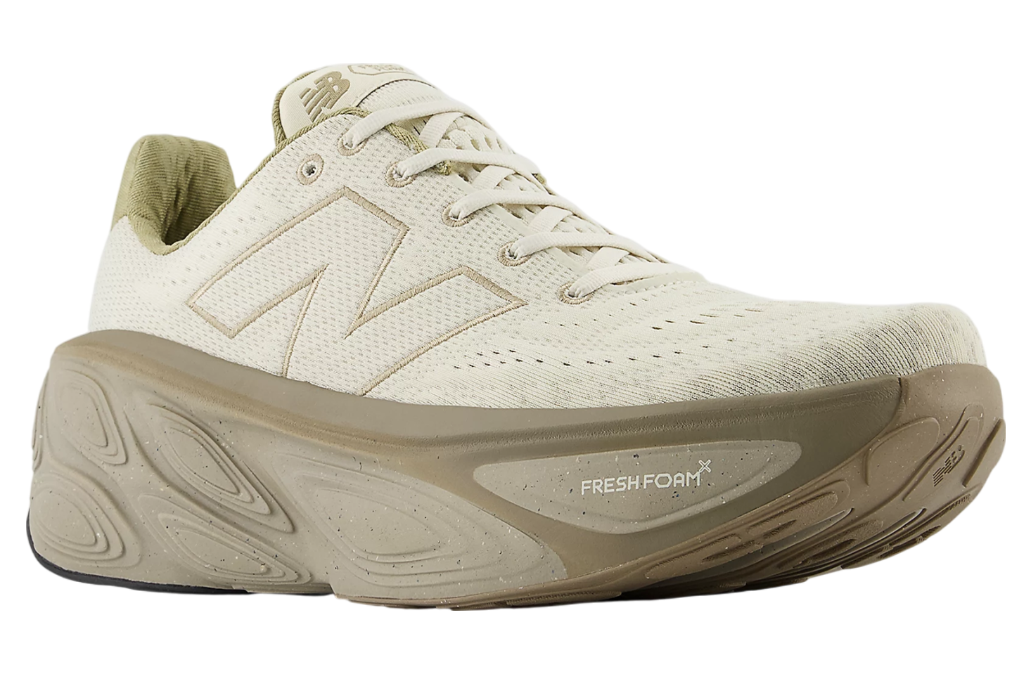 New Balance Fresh Foam X More v5 Linen / Dark Stoneware