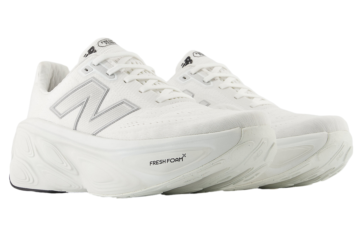 New balance foam white best sale