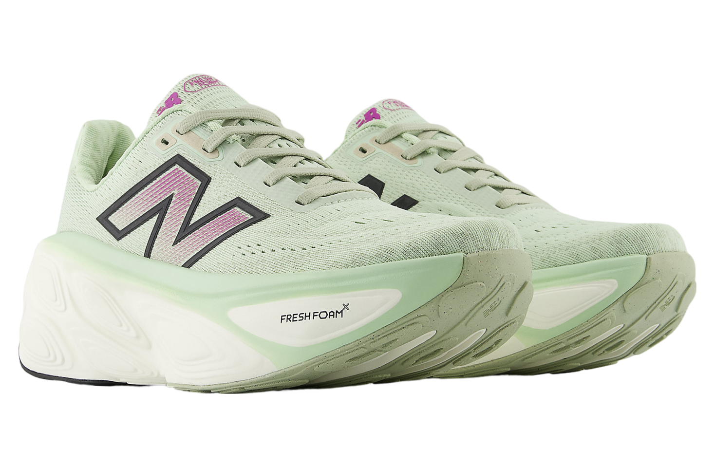 New Balance Fresh Foam X More v5 WMNS Natural Mint / Purple Fuchsia