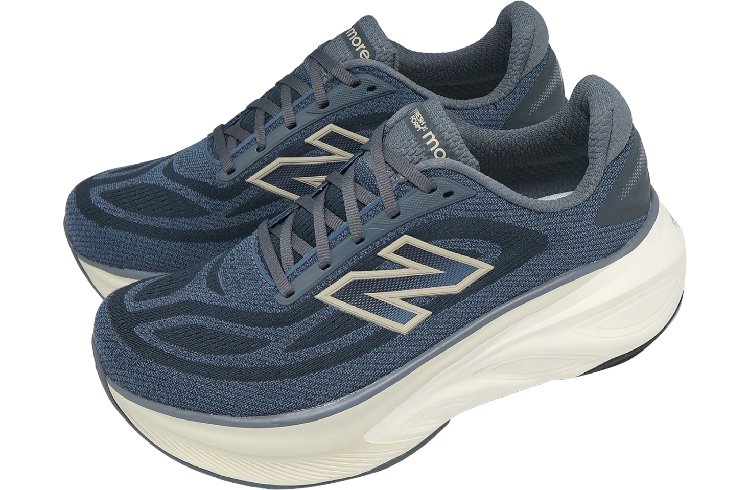 New Balance Fresh Foam X More V6 2E Wide Navy / Beige